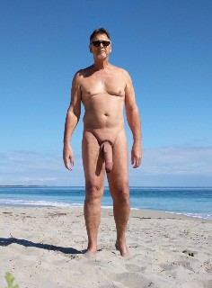 True nudist flashing cock