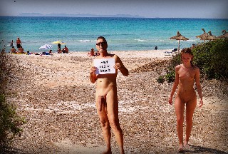 True nudist flashing