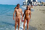 True nudist flashing cock with milf